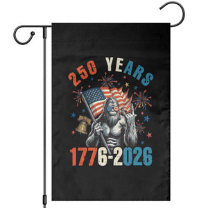 250th Anniversary USA Garden Flag Bigfoot American Flag Patriotic 4th of July TS14 Black Print Your Wear