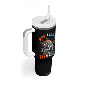250th Anniversary USA Tumbler With Handle Bigfoot American Flag Patriotic 4th of July TS14 Print Your Wear