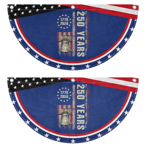 250th Anniversary USA Patriotic Fan Flag Liberty Bell 1776 2026 American Flag