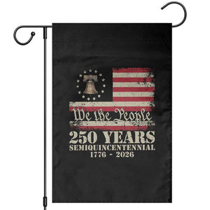 250th Anniversary USA Garden Flag Patriotic Liberty Bell 1776 2026 Independence Day TS14 Black Print Your Wear