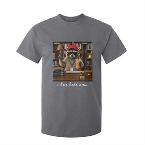 School Librarian T Shirt For Kid I Live Here Now Back to School