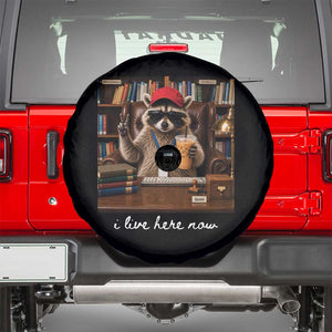 School Librarian Spare Tire Cover I Live Here Now Back to School