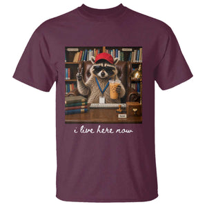 School Librarian T Shirt I Live Here Now Back to School