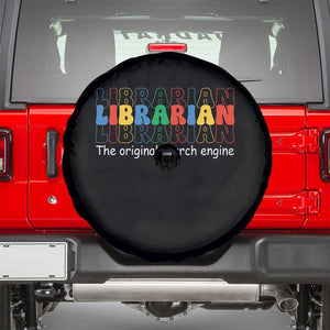 The Original Search Engine Spare Tire Cover School Librarian Library Books TS14 Black Print Your Wear