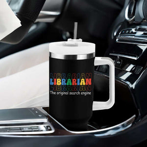 The Original Search Engine Tumbler With Handle School Librarian Library Books TS14 Print Your Wear
