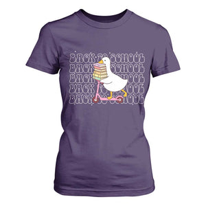 School Bus Driver Welcome Back to School T Shirt For Women TS14 Purple Print Your Wear