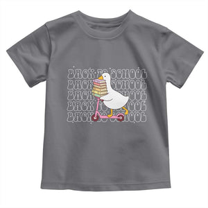 School Bus Driver Welcome Back to School Toddler T Shirt TS14 Charcoal Print Your Wear