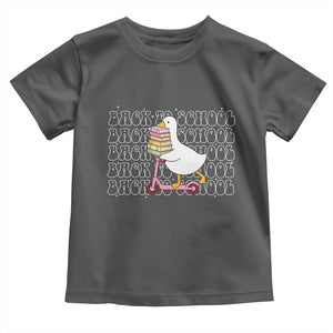 School Bus Driver Welcome Back to School Toddler T Shirt TS14 Dark Heather Print Your Wear