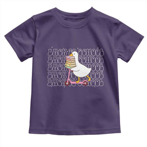 School Bus Driver Welcome Back to School Toddler T Shirt TS14 Purple Print Your Wear