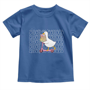 School Bus Driver Welcome Back to School Toddler T Shirt TS14 Royal Blue Print Your Wear