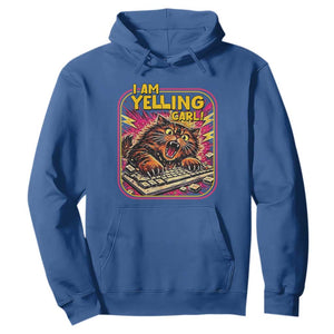 Funny I Am Yelling Carl Hoodie Screaming Donut Cat Meme