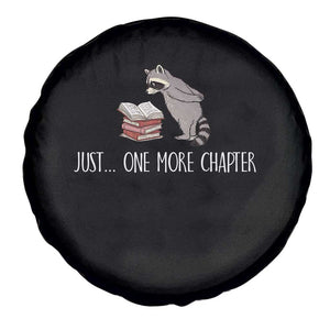 Just One More Chapter Spare Tire Cover Funny Raccoon Reading Book Lover Gift TS14 Print Your Wear
