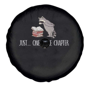 Just One More Chapter Spare Tire Cover Funny Raccoon Reading Book Lover Gift TS14 Print Your Wear