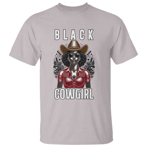 Black Cowgirl Rodeo T Shirt African American Western Country Texas TS14 Ice Gray Print Your Wear