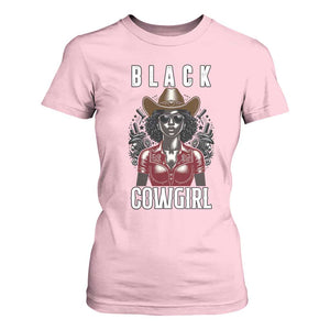 Black Cowgirl Rodeo T Shirt For Women African American Western Country Texas TS14 Light Pink Print Your Wear