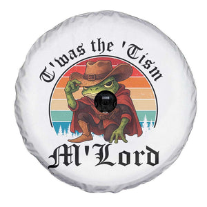 Funny Frog Knight Spare Tire Cover T'was The 'Tism M'Lord Medieval Knight TS14 Print Your Wear