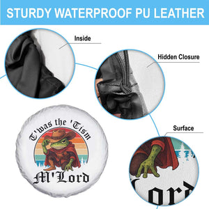 Funny Frog Knight Spare Tire Cover T'was The 'Tism M'Lord Medieval Knight TS14 Print Your Wear