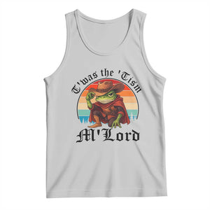 Funny Frog Knight Tank Top T'was The 'Tism M'Lord Medieval Knight TS14 Ash Print Your Wear