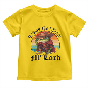 Funny Frog Knight Toddler T Shirt T'was The 'Tism M'Lord Medieval Knight TS14 Daisy Print Your Wear