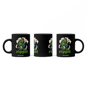 Rippit Stoner Frog Coffee Mug Smoking Weed Pot Marijuana Cannabis 420 TS14 Print Your Wear