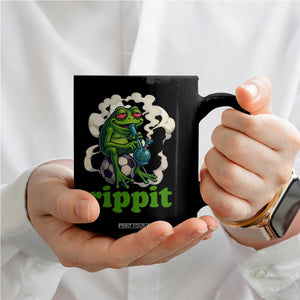 Rippit Stoner Frog Coffee Mug Smoking Weed Pot Marijuana Cannabis 420 TS14 Print Your Wear