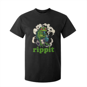 Rippit Stoner Frog T Shirt For Kid Smoking Weed Pot Marijuana Cannabis 420 TS14 Black Print Your Wear