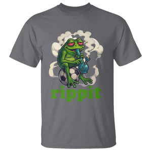 Rippit Stoner Frog T Shirt Smoking Weed Pot Marijuana Cannabis 420 TS14 Charcoal Print Your Wear