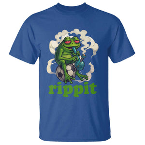 Rippit Stoner Frog T Shirt Smoking Weed Pot Marijuana Cannabis 420 TS14 Royal Blue Print Your Wear
