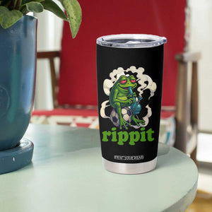 Rippit Stoner Frog Tumbler Cup Smoking Weed Pot Marijuana Cannabis 420 TS14 Print Your Wear