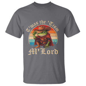 Funny Frog Autism T Shirt T'was The 'Tism M'Lord TS14 Charcoal Print Your Wear