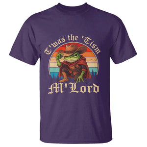 Funny Frog Autism T Shirt T'was The 'Tism M'Lord TS14 Purple Print Your Wear