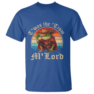 Funny Frog Autism T Shirt T'was The 'Tism M'Lord TS14 Royal Blue Print Your Wear