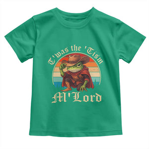 Funny Frog Autism Toddler T Shirt T'was The 'Tism M'Lord TS14 Irish Green Print Your Wear
