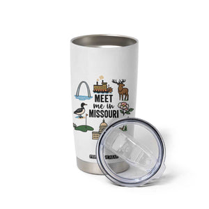 Meet Me in Missouri State Map Souvenir Tumbler Cup