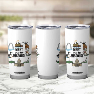 Meet Me in Missouri State Map Souvenir Tumbler Cup