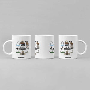 Meet Me in Missouri State Map Souvenir Coffee Mug