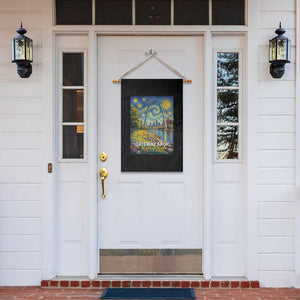 Gateway Arch National Park Van Gogh Style Starry Night Garden Flag St Louis Missouri Travel Souvenir Gift