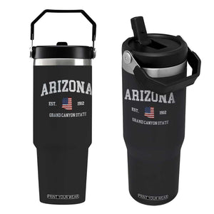 Arizona Grand Canyon State America USA Souvenir Flip Straw Tumbler