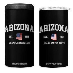 Arizona Grand Canyon State America USA Souvenir 4 in 1 Can Cooler Tumbler