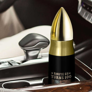 Route Highway 66 Turns 100 I Turn 40 Bullet Tumbler Vintage 1986 American Freedom Motorcycle Lover 40th Birthday Gift