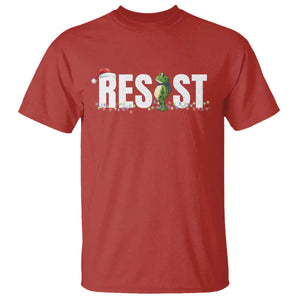 Resist Frog Christmas T Shirt Funny Portland Protest ICE Activist Meme 2025 TS14 Red Print Your Wear