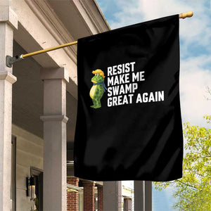 Resist Frog Garden Flag Funny Polittical 2025 Meme TS14 Print Your Wear