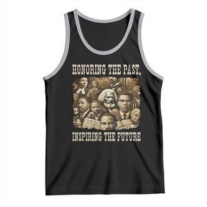 Honoring The Past Inspiring The Future Tank Top Black History Month TS14 Black Athletic Heather Print Your Wear