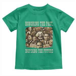 Honoring The Past Inspiring The Future Toddler T Shirt Black History Month TS14 Irish Green Print Your Wear