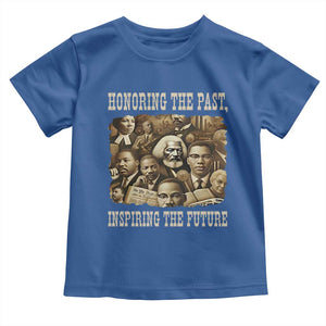 Honoring The Past Inspiring The Future Toddler T Shirt Black History Month TS14 Royal Blue Print Your Wear