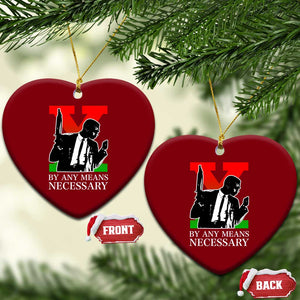 Malcolm X Ceramic Ornament By Any Means Necessary TS14 Print Your Wear
