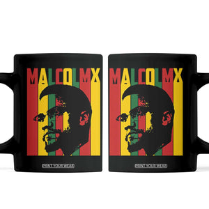Malcolm X Coffee Mug Pan African Flag Black History TS14 Black Print Your Wear