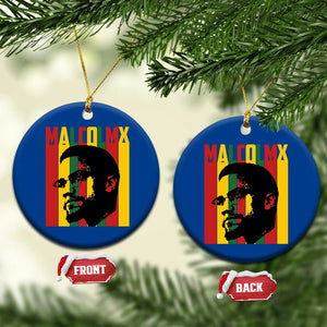 Malcolm X Ceramic Ornament Pan African Flag Black History TS14 1pc Blue Print Your Wear