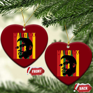 Malcolm X Ceramic Ornament Pan African Flag Black History TS14 Print Your Wear