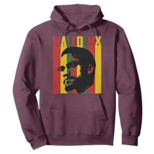 Malcolm X Hoodie Pan African Flag Black History - Print Your Wear